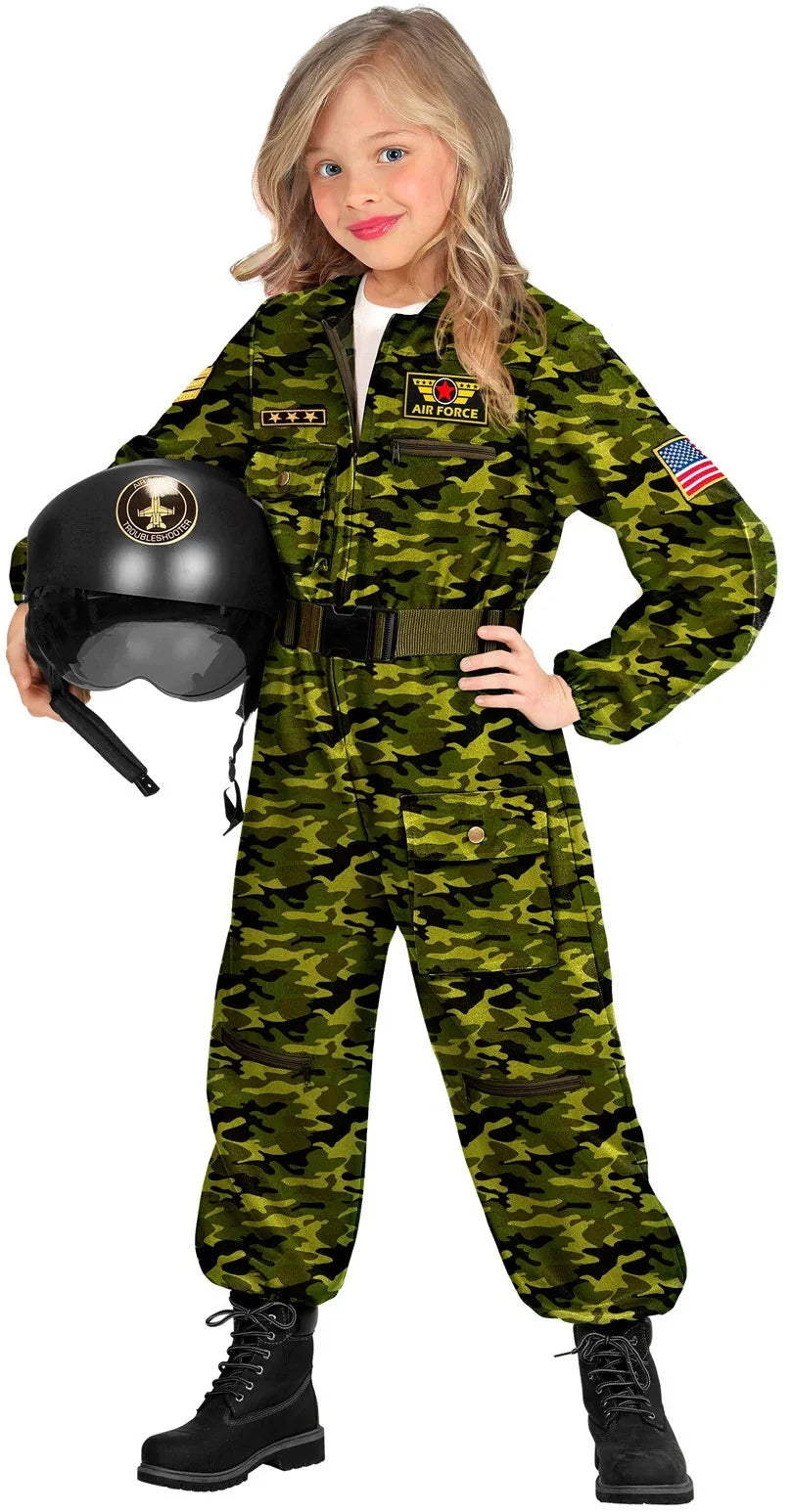 Disfraz de Piloto Militar Infantil Pilotos y Aviadores Widmann